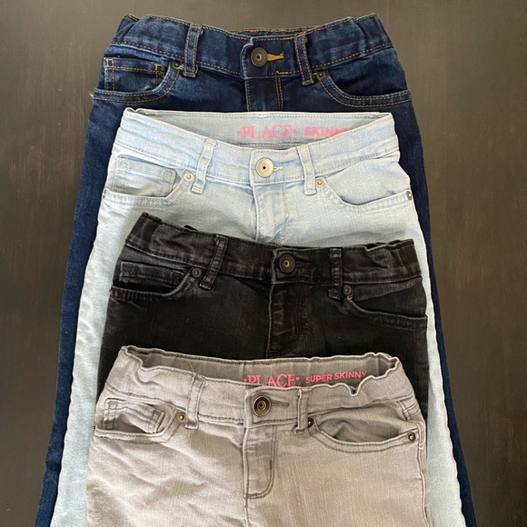 Children’s Place Lot of Mixed Wash Jeans, Girls - Picture 6 of 14